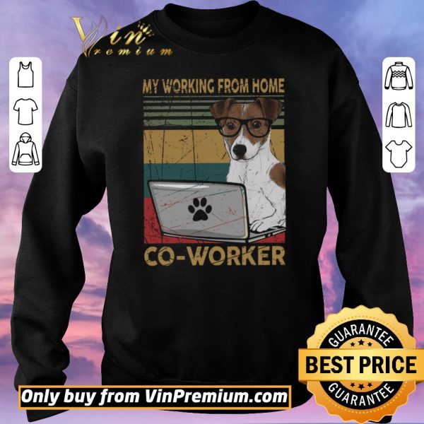 Pretty Pit Bull Terrier My Working From Home Co Worker Vintage shirt sweater
