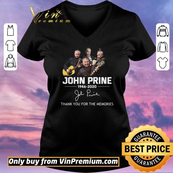 Awesome John Prine 1946 2020 thank you for the memories signature shirt sweater