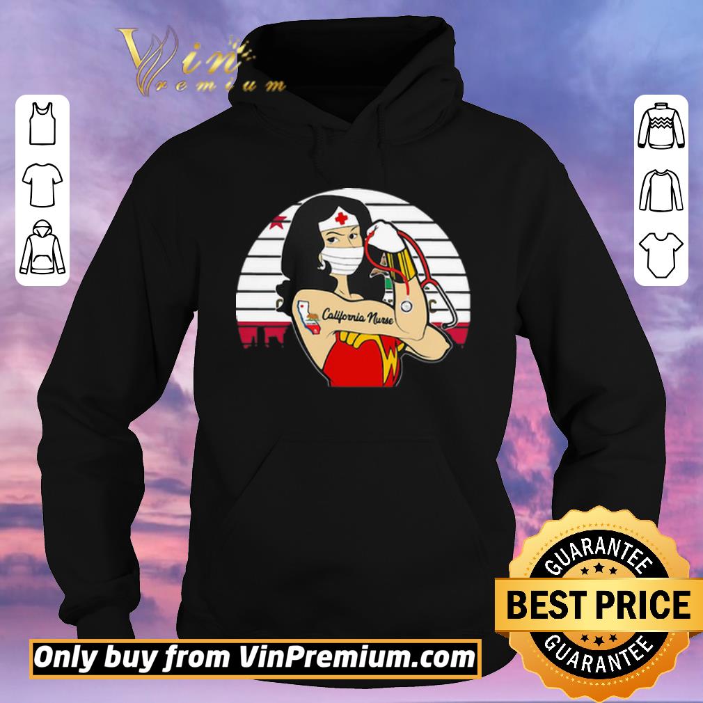8e26cf2a funny vintage wonder woman tattoos california nurse covid 19 shirt sweater 4 - Funny Vintage Wonder Woman Tattoos California Nurse Covid-19 shirt sweater