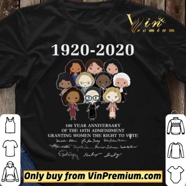 1920 2020 100 Year Anniversary Of The 19th Admendment Granting Women shirt sweater
