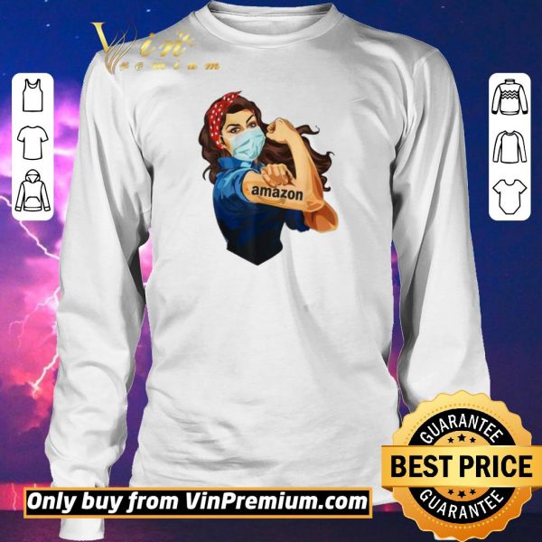 Pretty Strong Woman mask tattoo Amazon shirt sweater