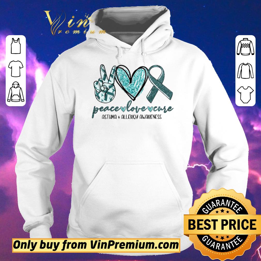 969f7fd8 awesome peace love cure asthma allergy awareness shirt sweater 4 - Awesome Peace Love Cure Asthma Allergy Awareness shirt sweater