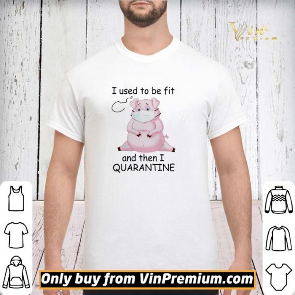 Pig I used to be fit and then I quarantine shirt sweater