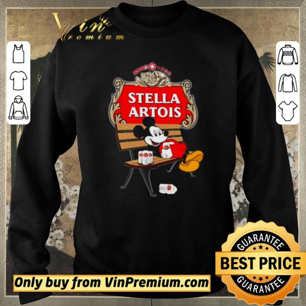 Official Mickey Mouse drink Stella Artois shirt sweater