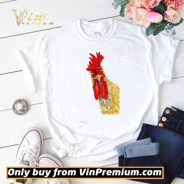 Chicken Rooster Watercolor shirt sweater