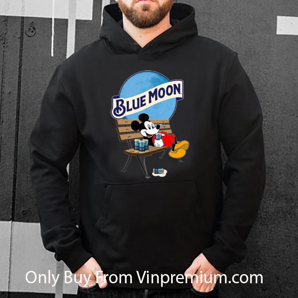 9e9981e0 official mickey mouse drink pabst blue moon beer shirt 4 - Official Mickey Mouse Drink Pabst Blue Moon Beer shirt