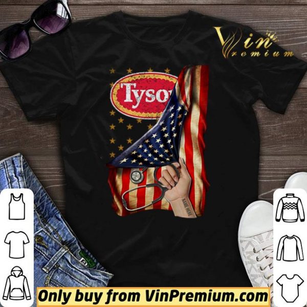 America Flag Tyson Foods inside me shirt sweater