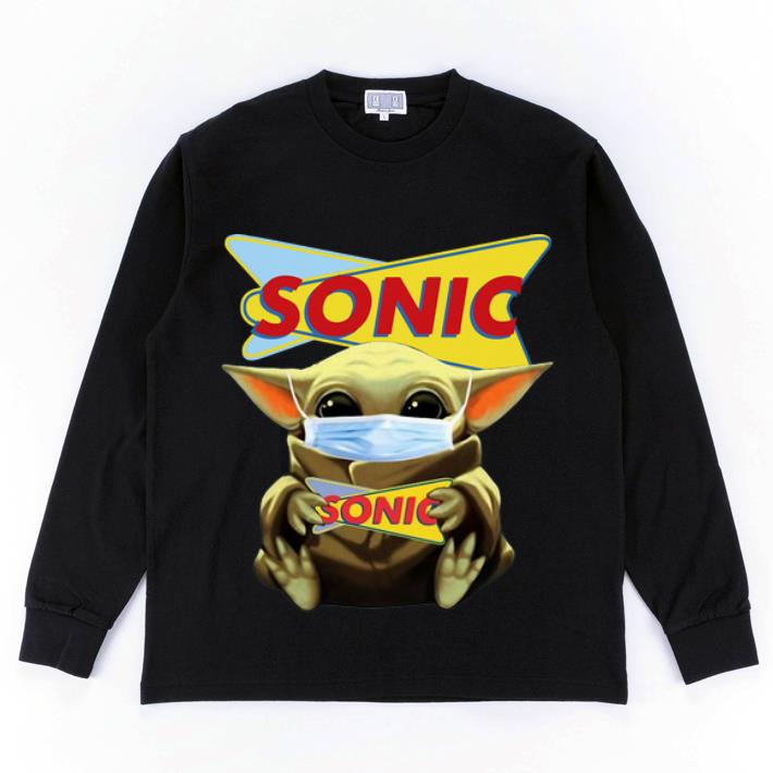 Awesome Star Wars Baby Yoda Mask Hug Sonic Covid 19 shirt 4 - Awesome Star Wars Baby Yoda Mask Hug Sonic Covid-19 shirt
