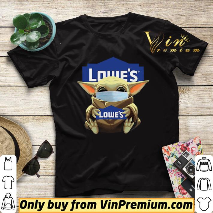 Baby Yoda Mask Hug Lowe s logo shirt sweater 4 - Baby Yoda Mask Hug Lowe’s logo shirt sweater