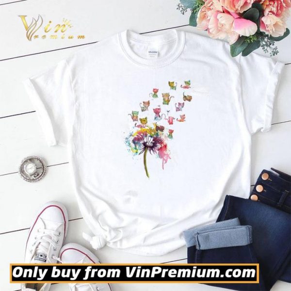 Dandelion Cats Watercolor shirt sweater