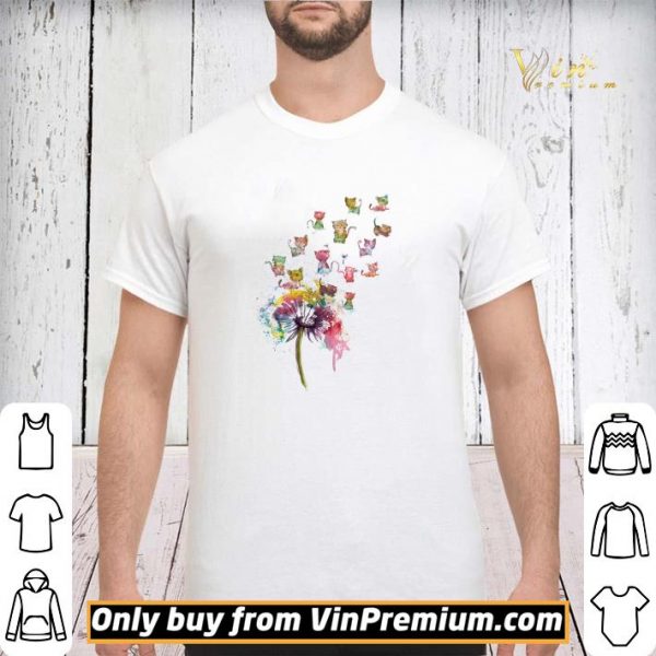 Dandelion Cats Watercolor shirt sweater