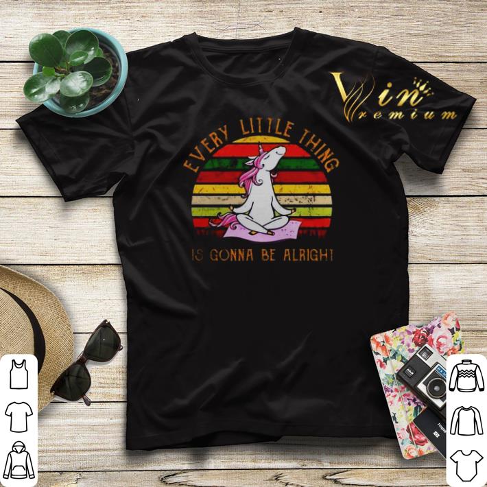 Every little thing is gonna be alright Unicorn yoga sunset shirt sweater 4 - Every little thing is gonna be alright Unicorn yoga sunset shirt sweater