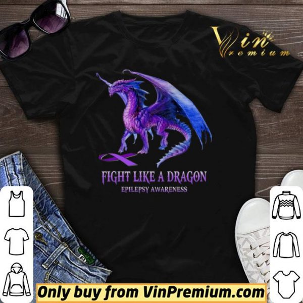 Fight Like A Dragon Epilepsy Awareness shirt sweater