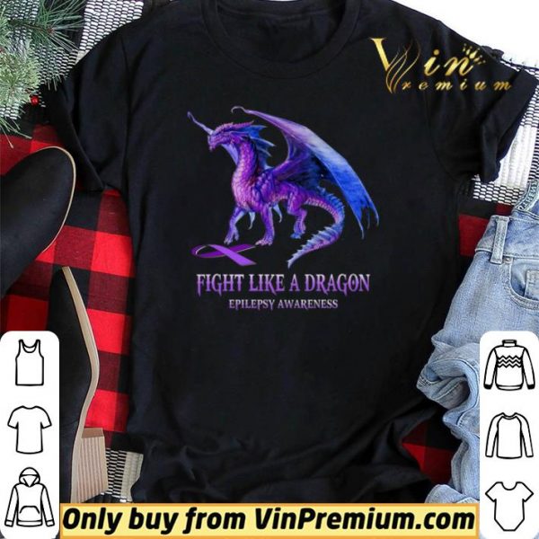Fight Like A Dragon Epilepsy Awareness shirt sweater