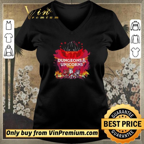 Funny Dungeons and unicorns shirt sweater