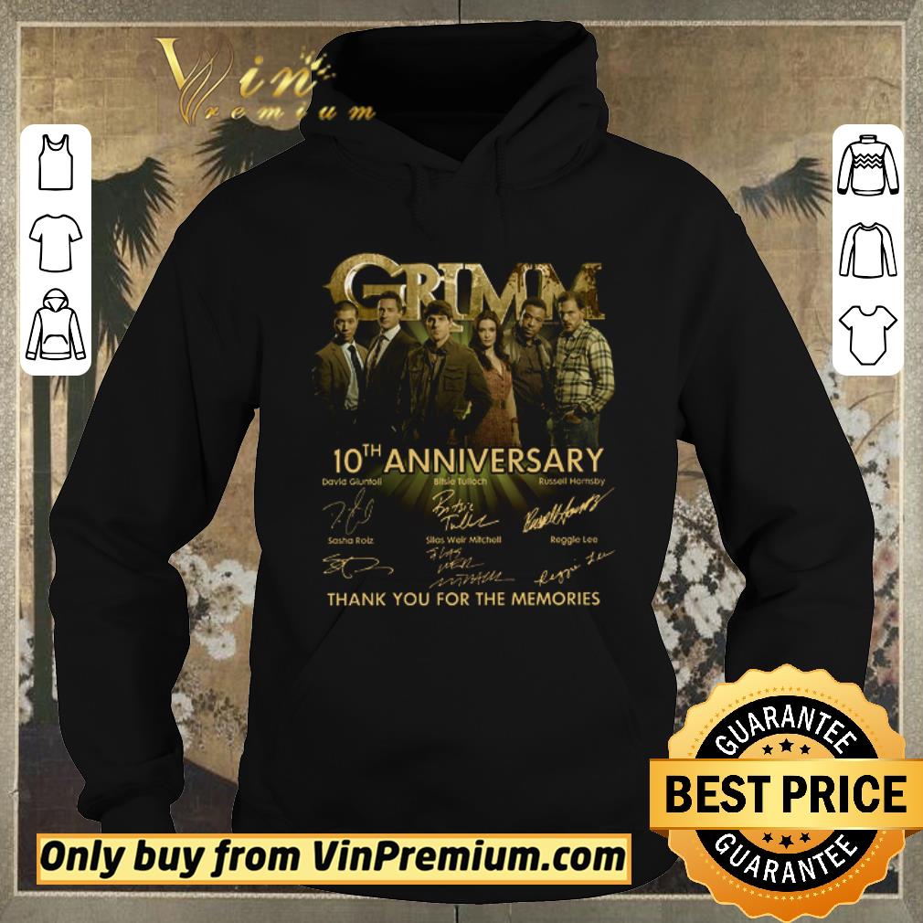 Funny Grimm 10th Anniversary Signature Thank You For The Memories shirt sweater Funny Grimm 10th Anniversary Signature Thank You For The Memories shirt sweater 4 - Funny Grimm 10th Anniversary Signature Thank You For The Memories shirt sweater