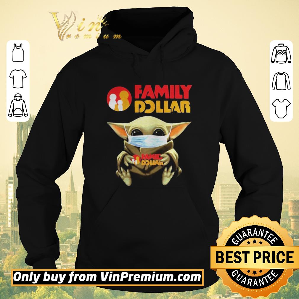 Funny Mask Baby Yoda Hugging Family Dollar shirt sweater 4 - Funny Mask Baby Yoda Hugging Family Dollar shirt sweater
