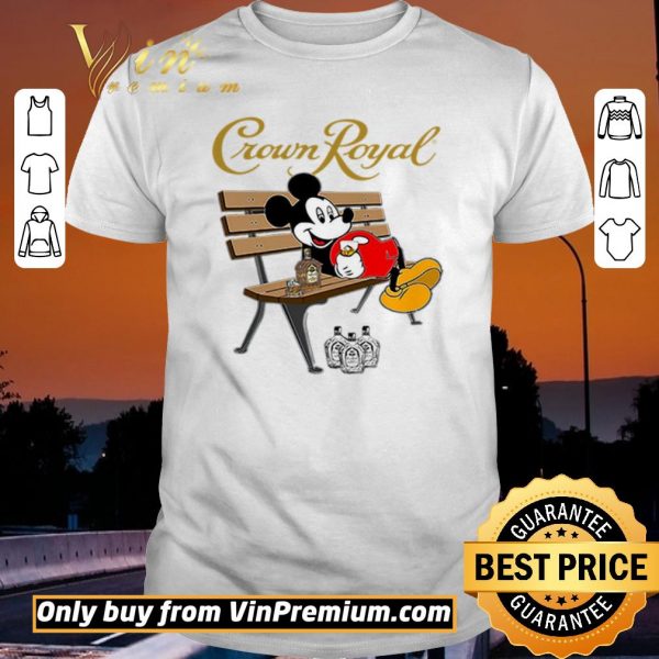 Funny Mickey Mouse drink Crown Royal shirt sweater