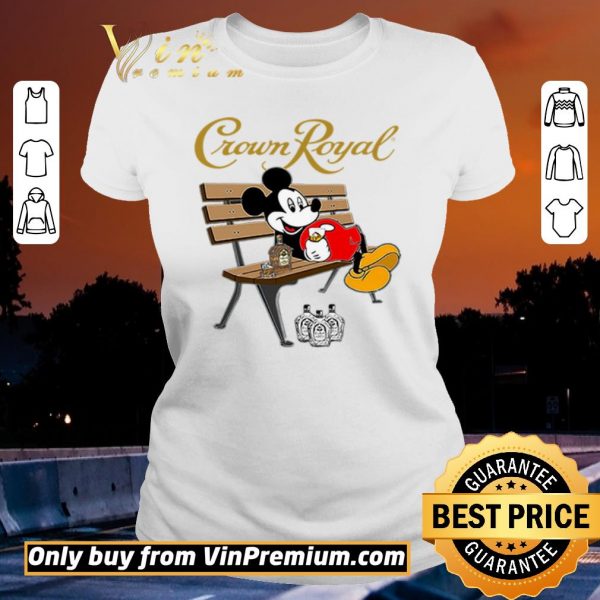 Funny Mickey Mouse drink Crown Royal shirt sweater