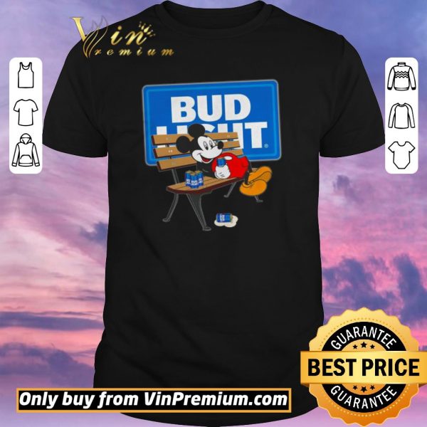 Funny Mickey mouse drinking Bud Light shirt sweater