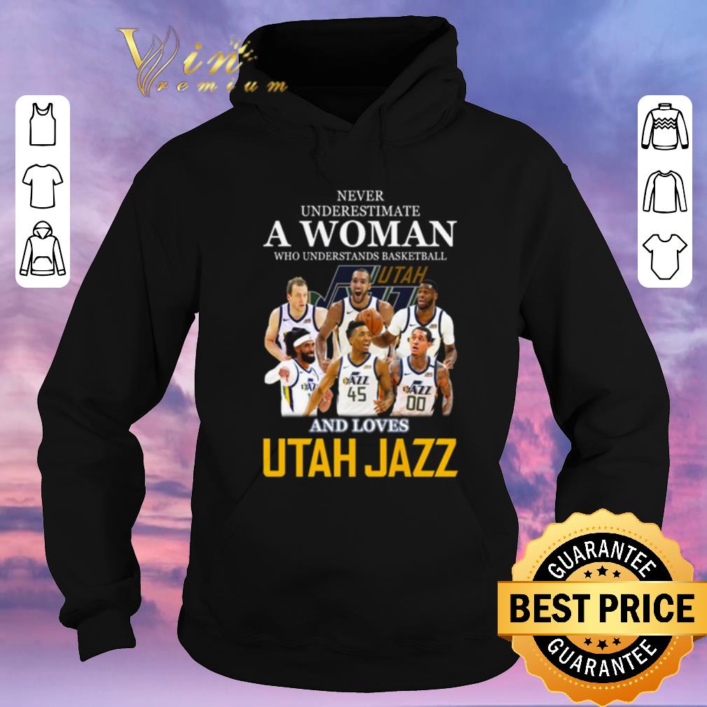 Funny Never underestimate a woman who understand basketball and loves Utah Jazz shirt sweater 4 - Funny Never underestimate a woman who understand basketball and loves Utah Jazz shirt sweater