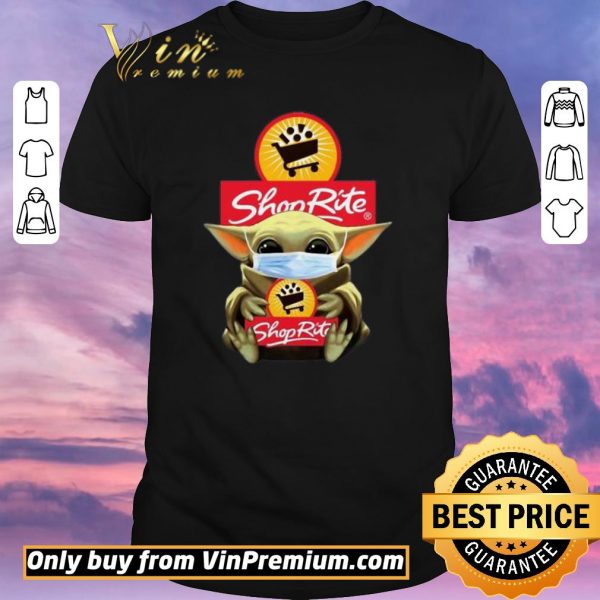 Funny Star Wars Baby Yoda Hug Shop Rite Covid-19 shirt sweater