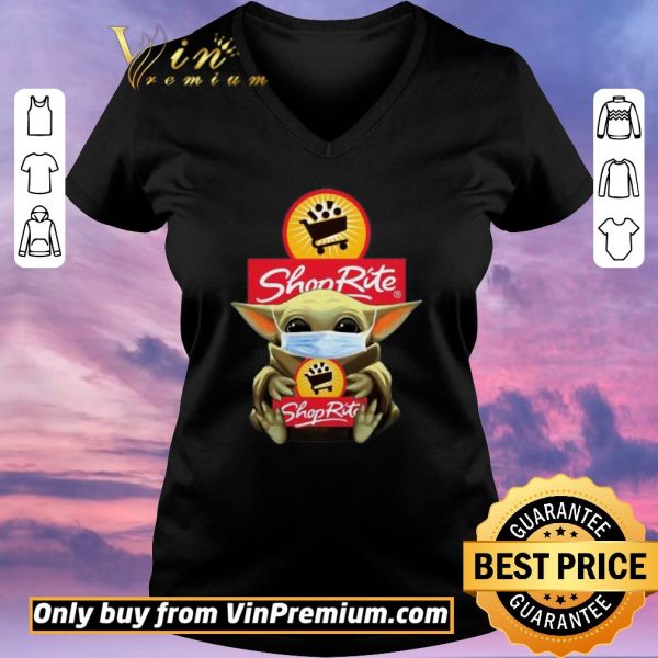 Funny Star Wars Baby Yoda Hug Shop Rite Covid-19 shirt sweater