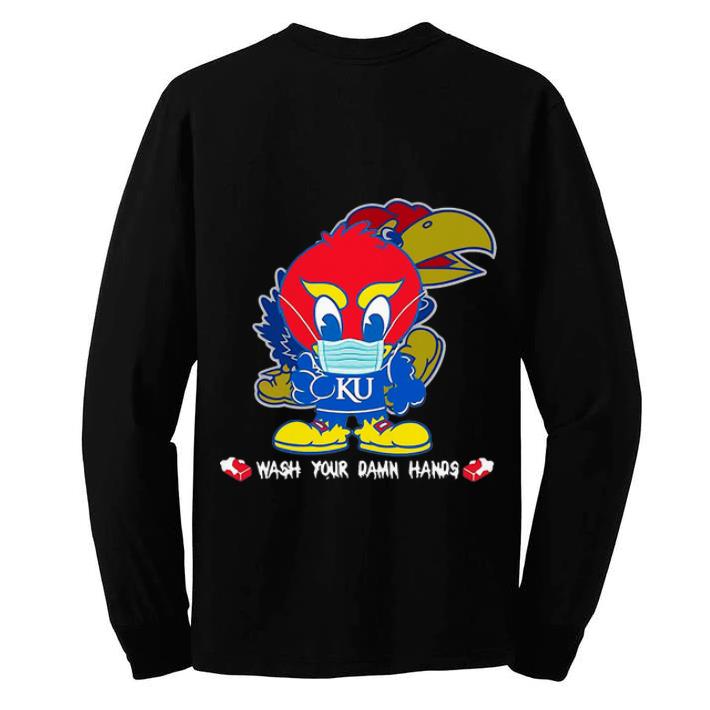 Great Kansas Jayhawks Wash Your Damn Hands Covid 19 shirt 4 1 - Great Kansas Jayhawks Wash Your Damn Hands Covid-19 shirt