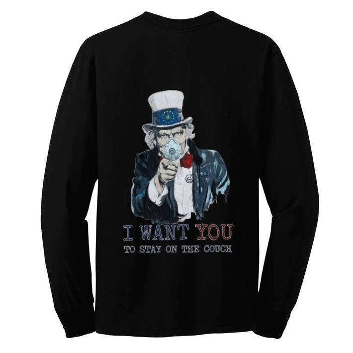 Great Uncle Sam Mask I Want You To Stay On The Couch shirt 4 - Great Uncle Sam Mask I Want You To Stay On The Couch shirt