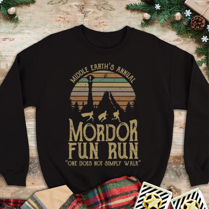 Great Vintage Middle Earth s Annual Mordor Fun Run shirt 4 - Great Vintage Middle Earth's Annual Mordor Fun Run shirt
