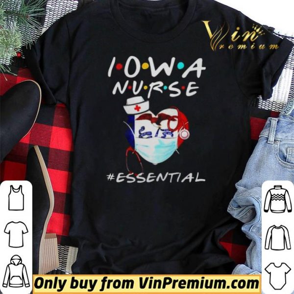 Iowa nurse essential heart shirt sweater