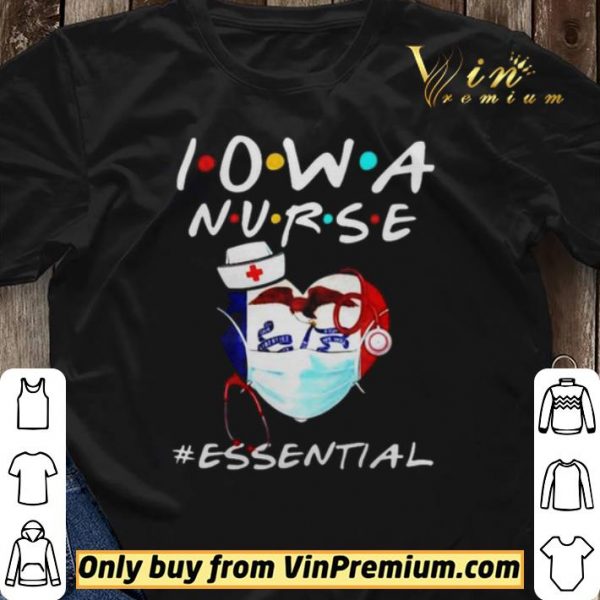 Iowa nurse essential heart shirt sweater