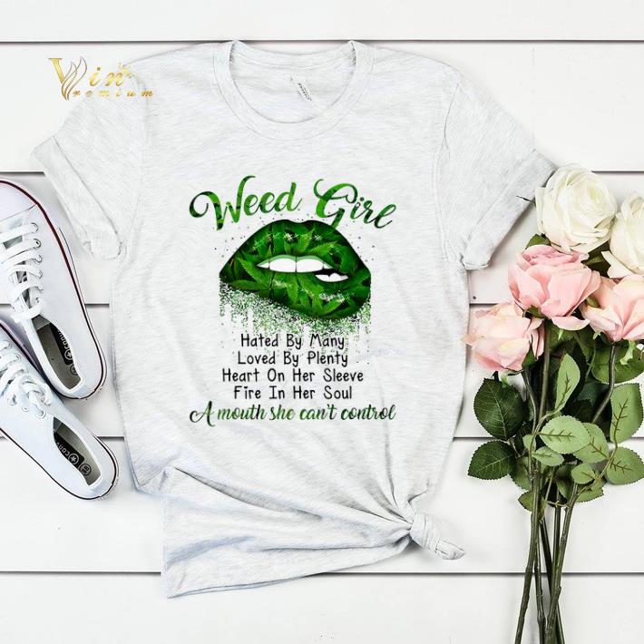 Marijuana Lips Weed Girl Hated By Many Loved By Plenty Heart On Her Sleeve shirt sweater 4 - Marijuana Lips Weed Girl Hated By Many Loved By Plenty Heart On Her Sleeve shirt sweater