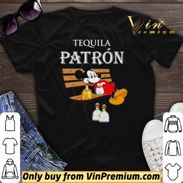 Mickey Mouse drink Tequila Patron shirt sweater