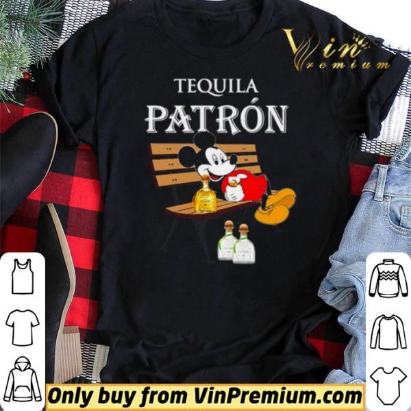 Mickey Mouse drink Tequila Patron shirt sweater