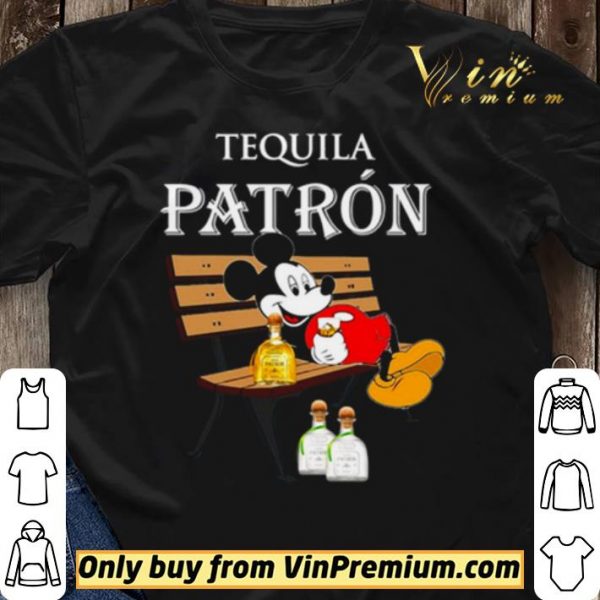 Mickey Mouse drink Tequila Patron shirt sweater
