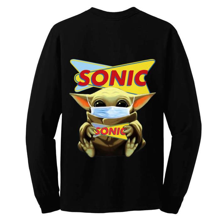 Nice Star Wars Baby Yoda Mask Hug Sonic Covid 19 shirt 4 - Nice Star Wars Baby Yoda Mask Hug Sonic Covid-19 shirt