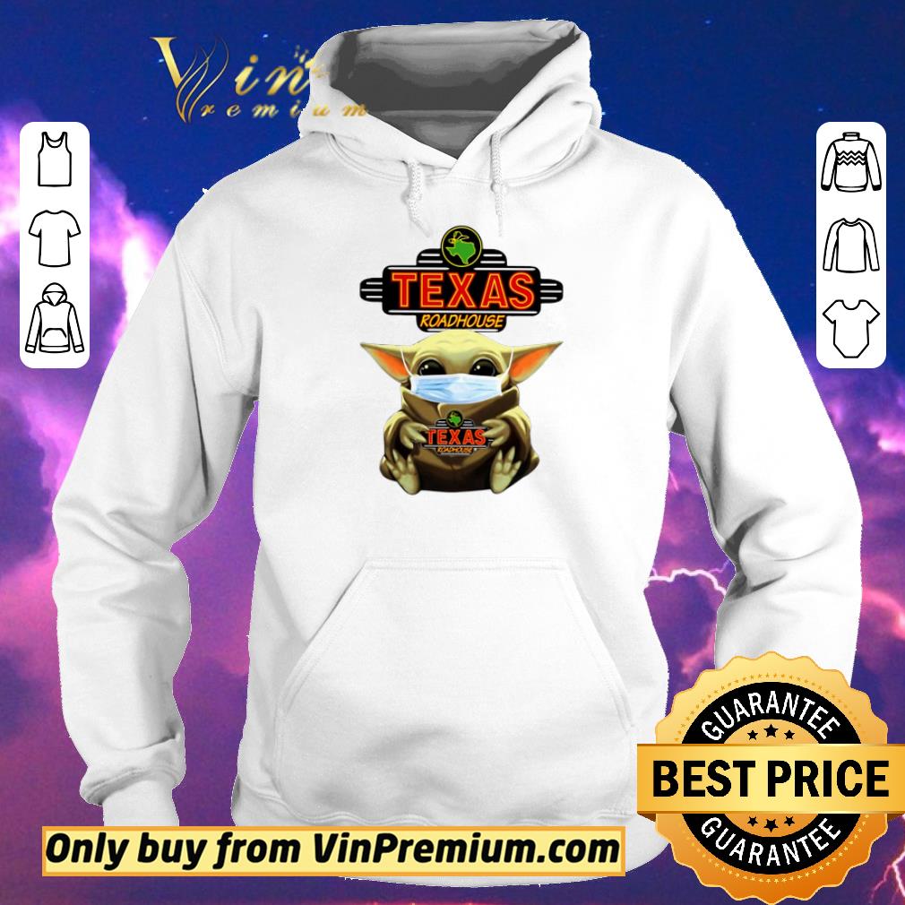 Official Baby Yoda Face Mask Hug Texas Roadhouse shirt sweater 4 - Official Baby Yoda Face Mask Hug Texas Roadhouse shirt sweater