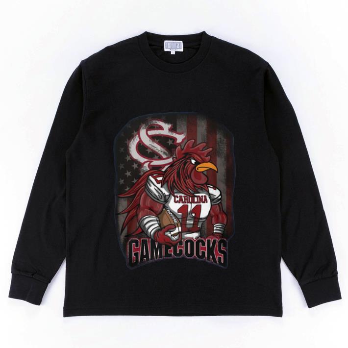 Official Carolina Gamecock Cocky American Flag shirt 4 - Official Carolina Gamecock Cocky American Flag shirt
