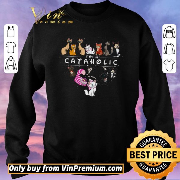 Official Cats I'm A Cataholic shirt sweater