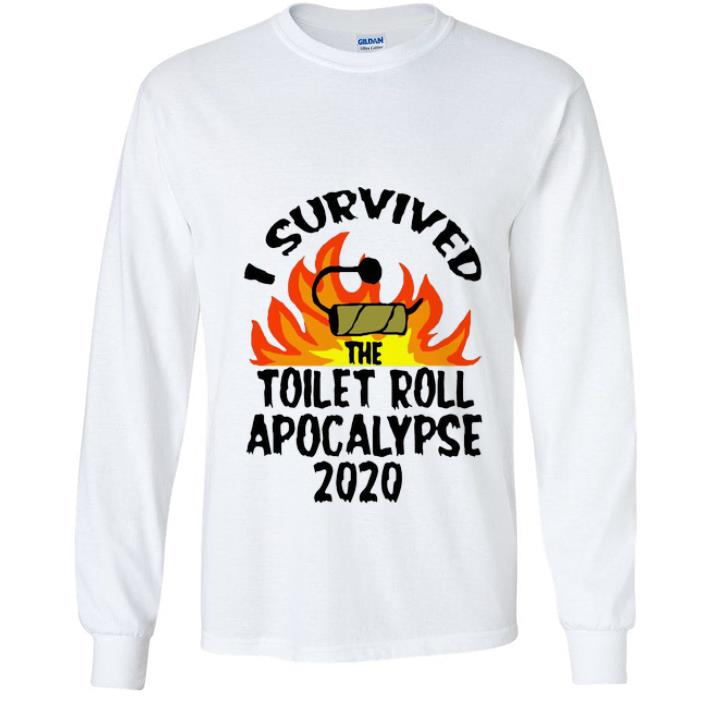 Official I Survived The Toilet Roll Apocalypse 2020 Toilet Paper shirt 4 - Official I Survived The Toilet Roll Apocalypse 2020 Toilet Paper shirt