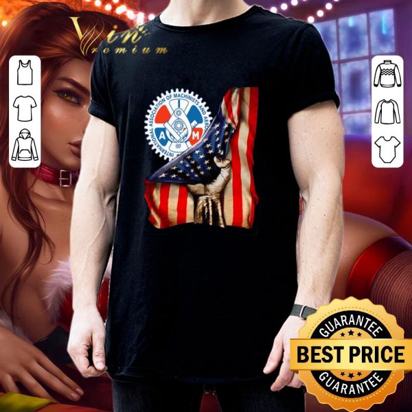 Official International Association Of Machinists American Flag shirt