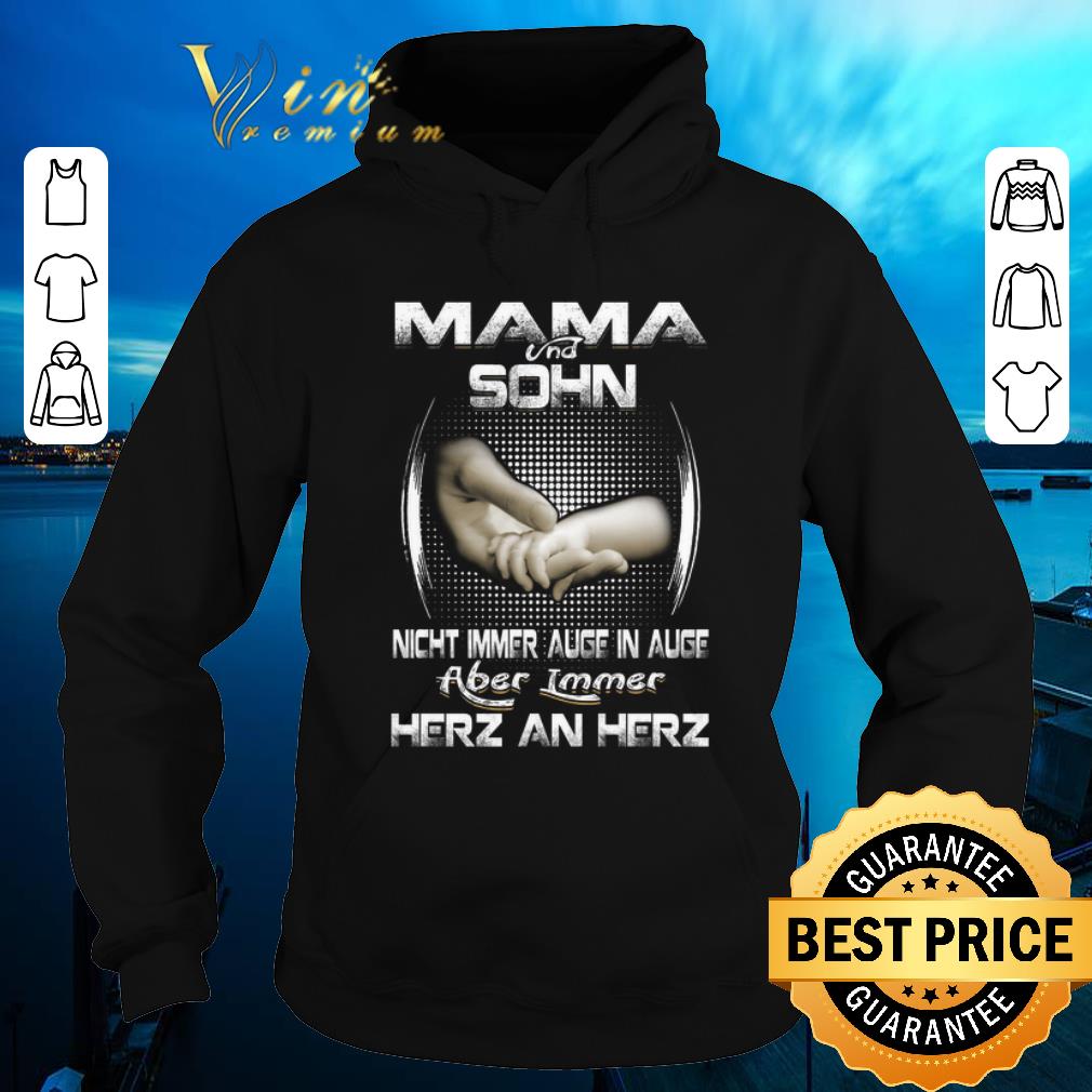 Official Mama And Sohn Nicht Immer Auge In Auge Aber Immer He An Herz shirt sweater 4 - Official Mama And Sohn Nicht Immer Auge In Auge Aber Immer He An Herz shirt sweater