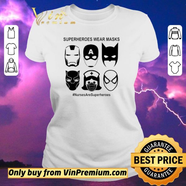 Official Superheroes wear masks nurses are superheroes shirt sweater