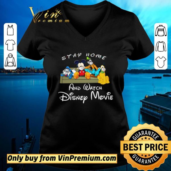 Original Donald Duck Mickey Mouse Pluto Dog Goofy Dog Stay Home Coronavirus shirt sweater