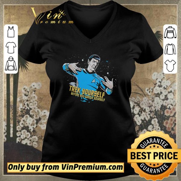Original Star Wars Trek yourself before you wreck yourself shirt sweater