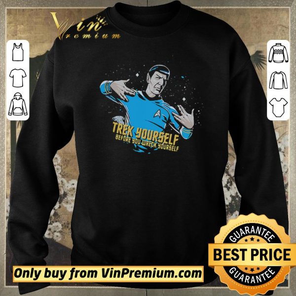 Original Star Wars Trek yourself before you wreck yourself shirt sweater