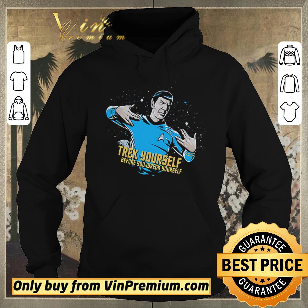 Original Star Wars Trek yourself before you wreck yourself shirt sweater 4 - Original Star Wars Trek yourself before you wreck yourself shirt sweater