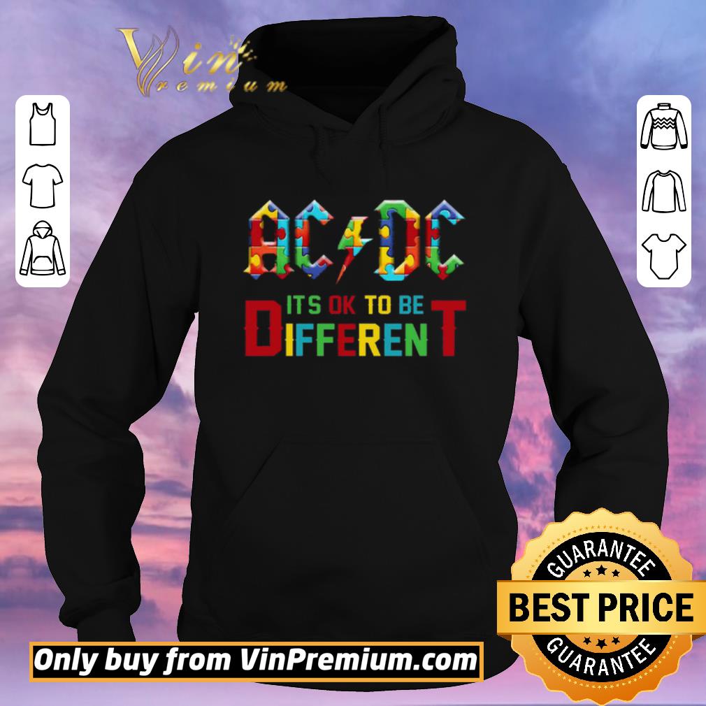 Premium Autism AC DC Its Ok To Be Different shirt sweater 4 - Premium Autism AC DC Its Ok To Be Different shirt sweater