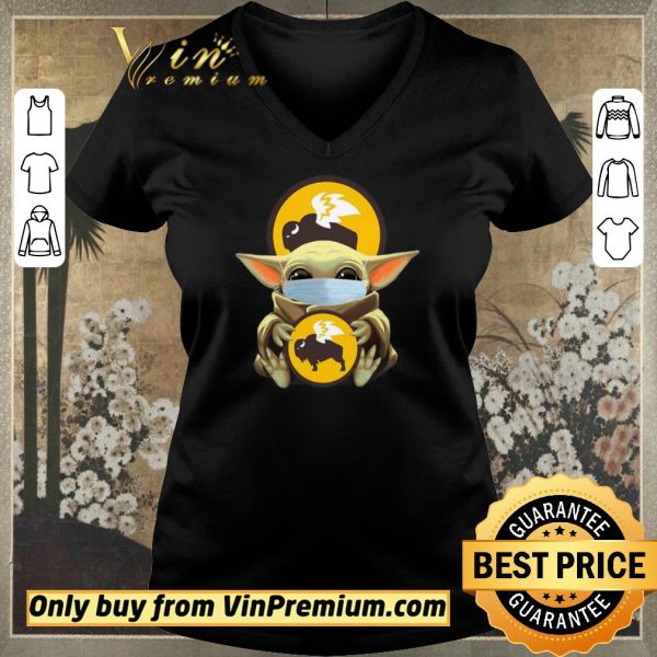 Premium Baby Yoda Mask Hug Buffalo Wild Wings shirt sweater